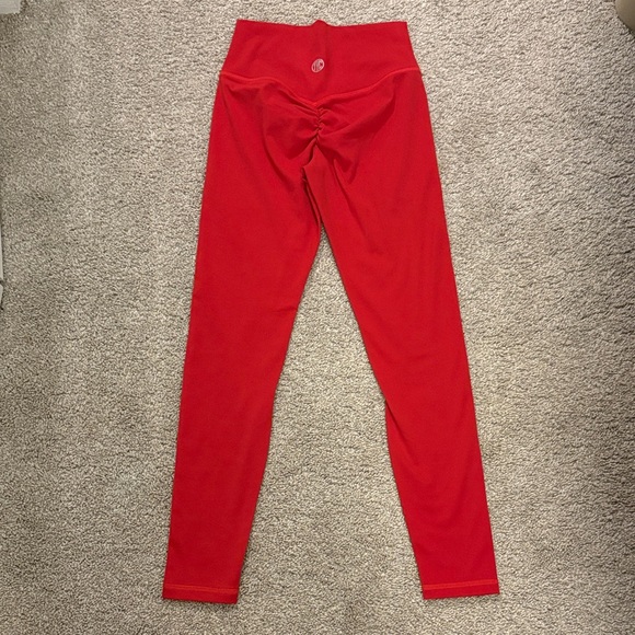 Til You Collapse Red Leggings - Picture 1 of 3